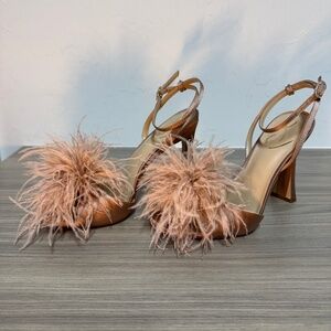 Sam Edelman champagne colored party heals